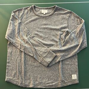 Lucky grey long sleeve t shirt size large